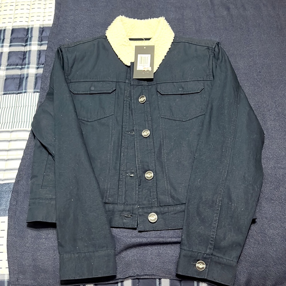 NWT Hurley Sherpa Crop Jacket